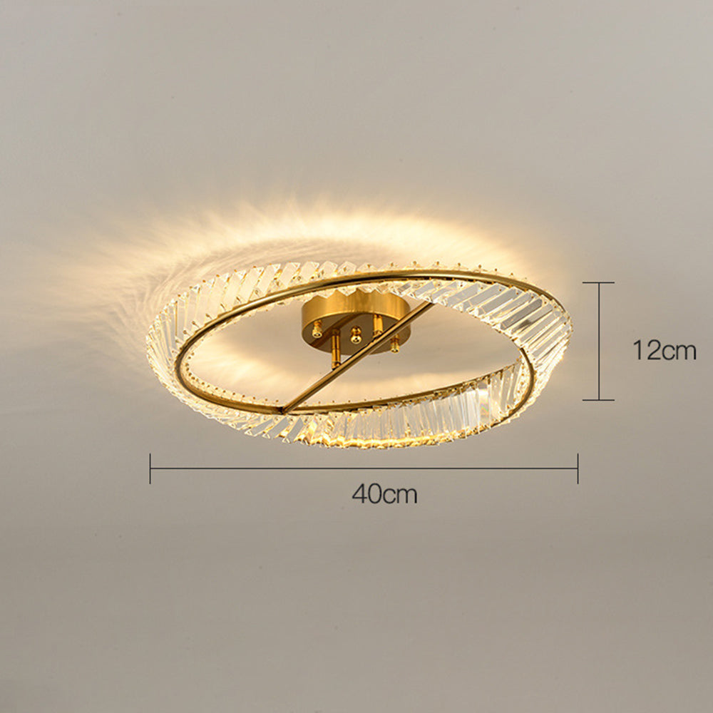 Crystal Glow Ceiling Light