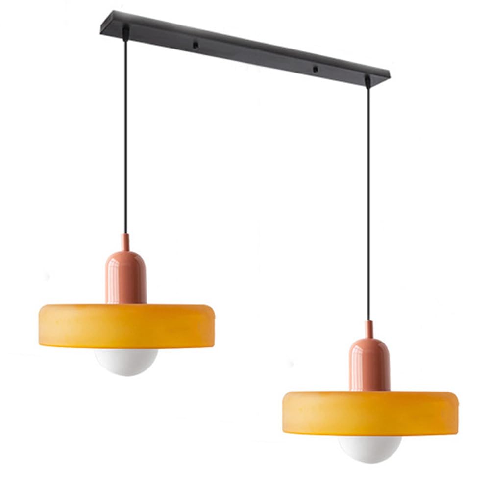 Bauhaus Stained Glass Pendant