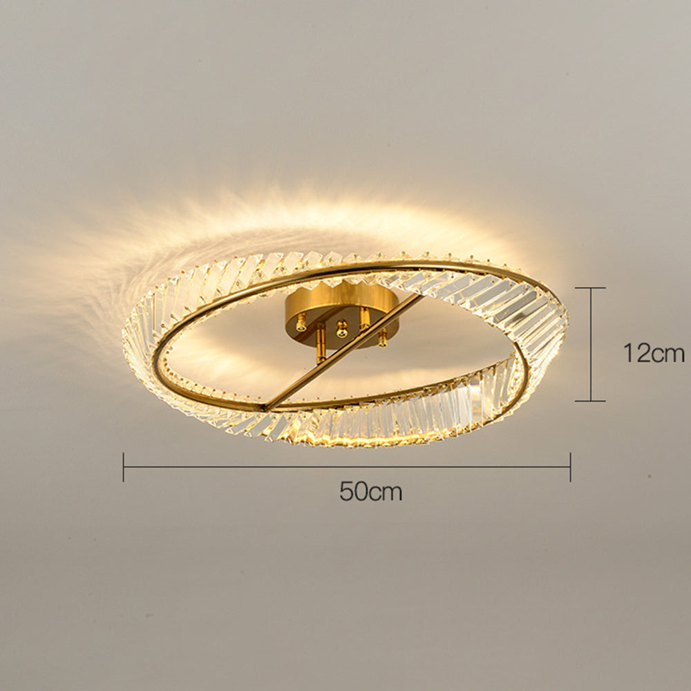 Crystal Glow Ceiling Light