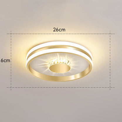 Crystal Luxe Hallway Light