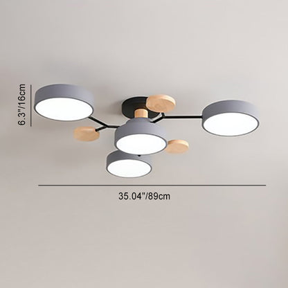 Round Nordic Ceiling Lamp