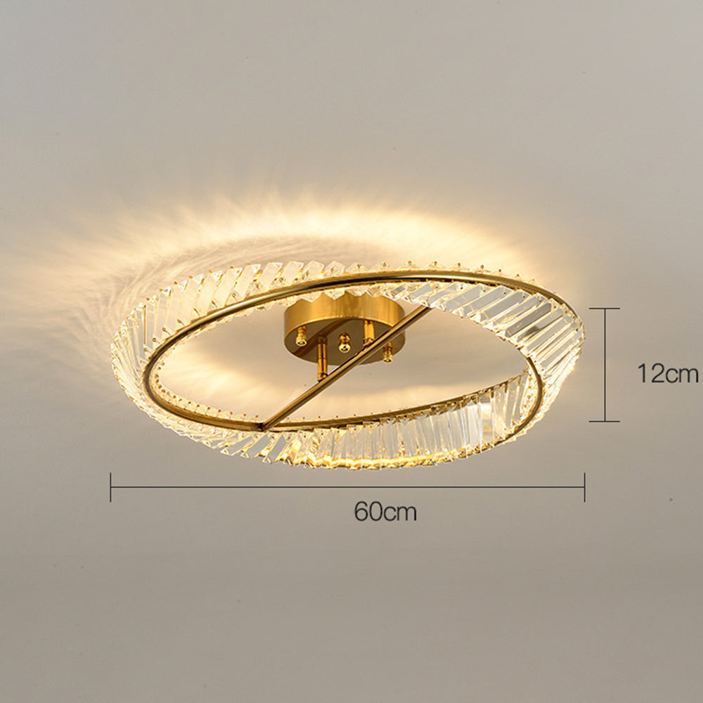 Crystal Glow Ceiling Light