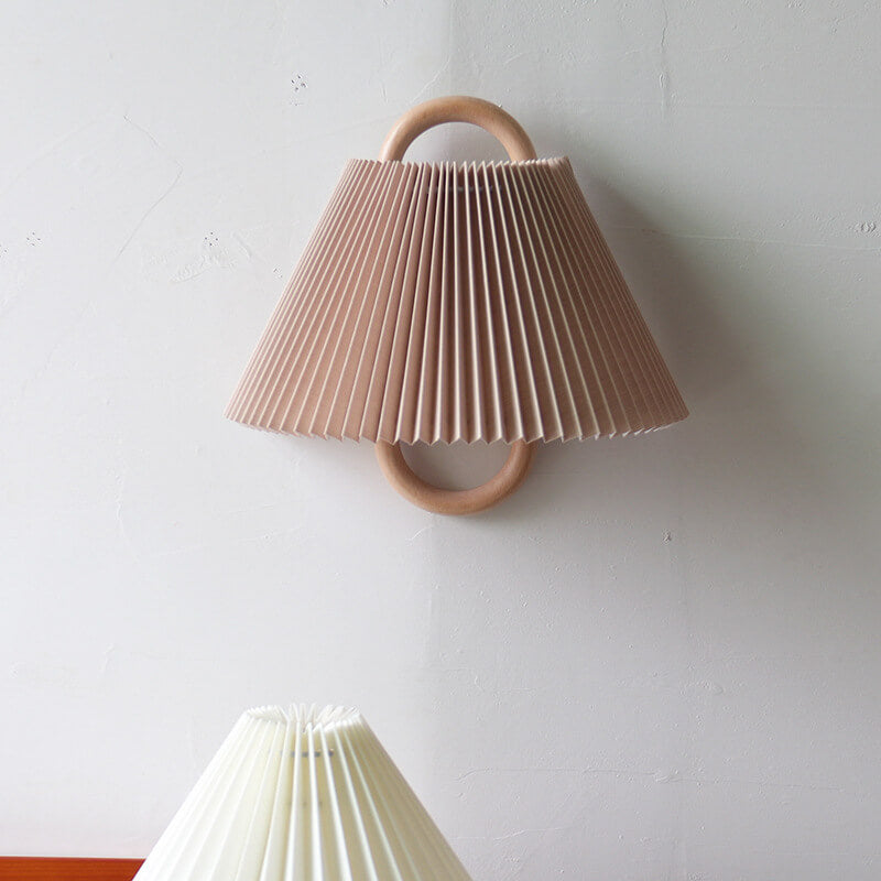 Contemporary Pleated Wall Lamp