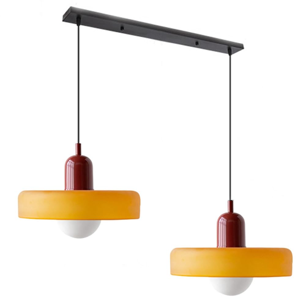 Bauhaus Stained Glass Pendant