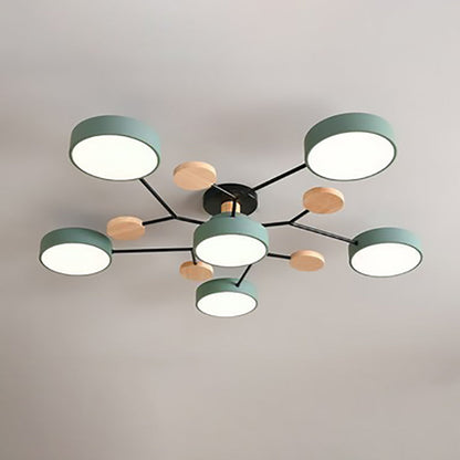 Round Nordic Ceiling Lamp