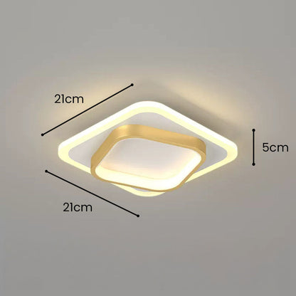 Gold Square LED Panel