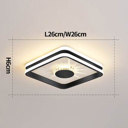 Crystal Luxe Hallway Light