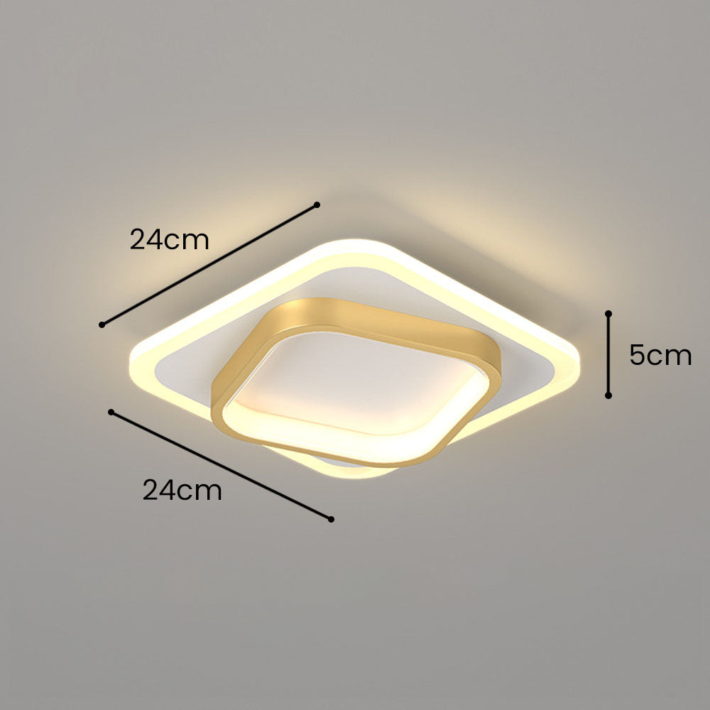 Gold Square LED Panel