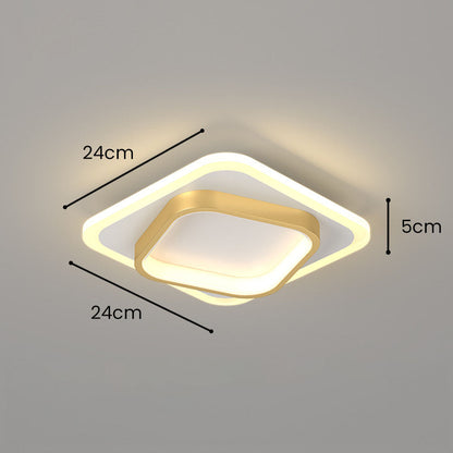 Gold Square LED Panel