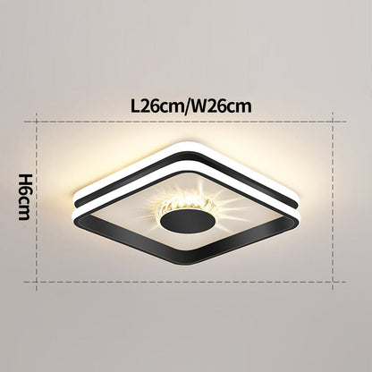 Crystal Luxe Hallway Light