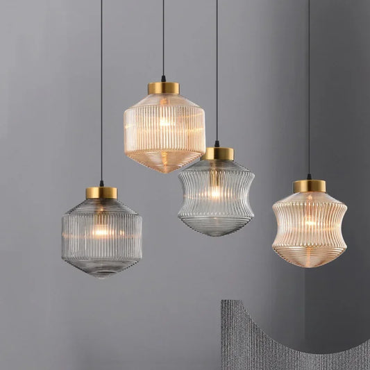 Loft Style Glass Pendant Light