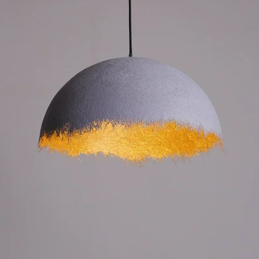 Half-moon LED pendant light
