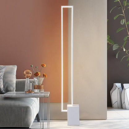 Elegant Arched Linen Floor Lamp