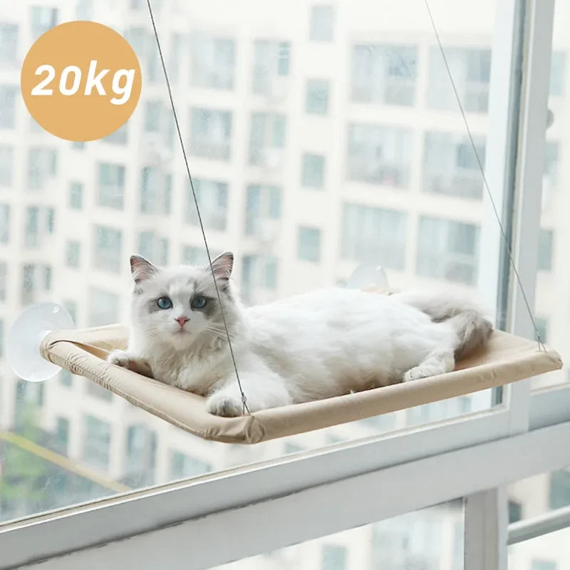 SunnyCat Raamhangmat – Comfortabele Hangplek voor Uw Kat