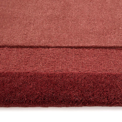 Marvella modern wool border rug