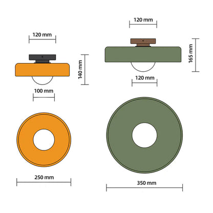 Round Flush LED Ceiling Light