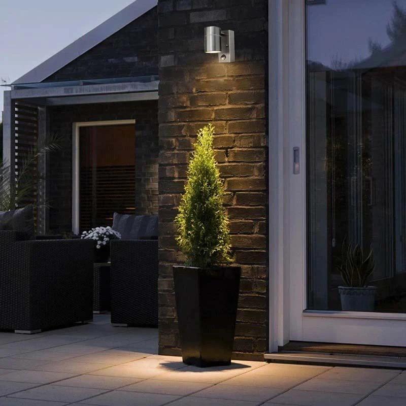 Modern PIR Motion Sensor Outdoor Wall Light