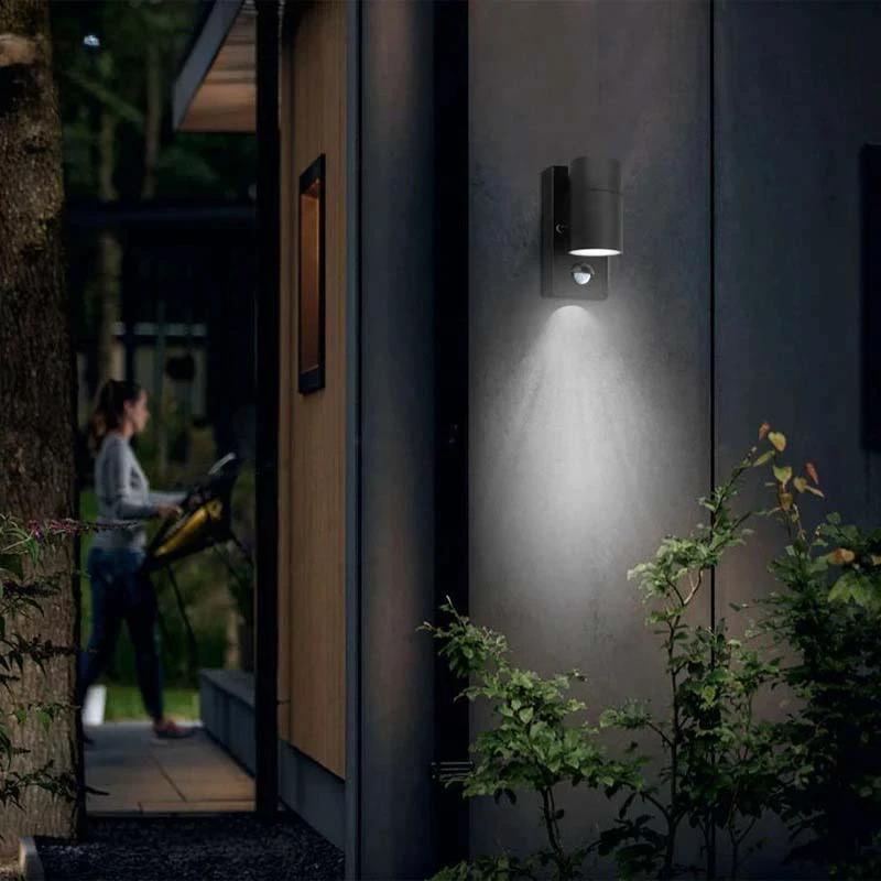 Modern PIR Motion Sensor Outdoor Wall Light