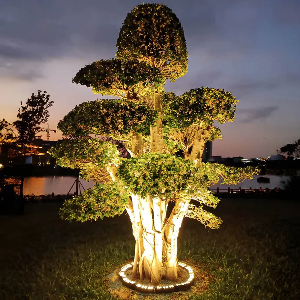 Outdoor spotlights for garden lighting
