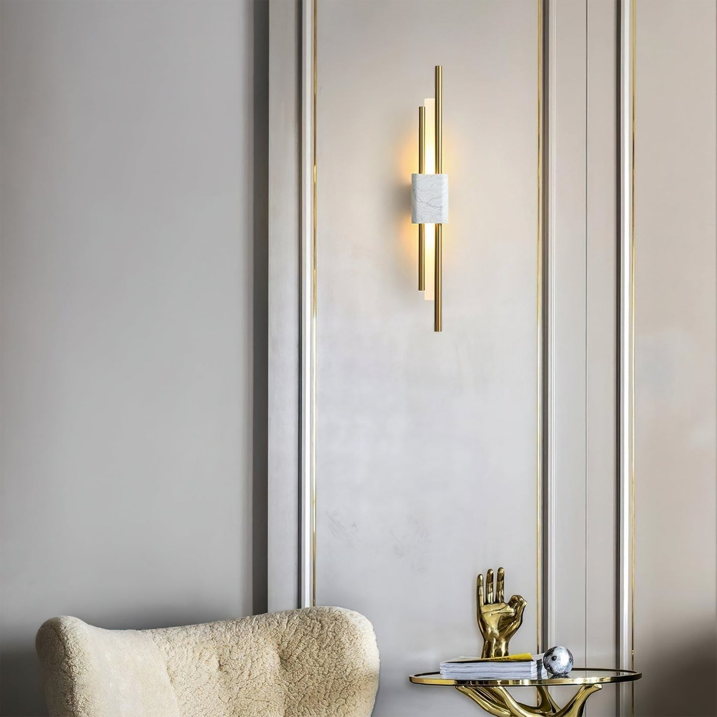 Marble Accent LED Wall Light