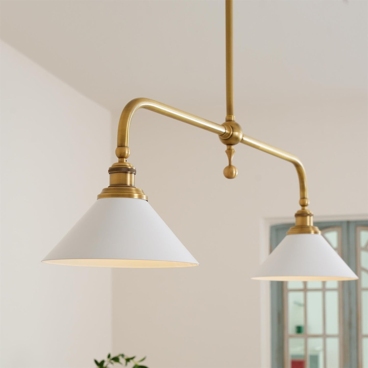 Vintage Double Pendant Light