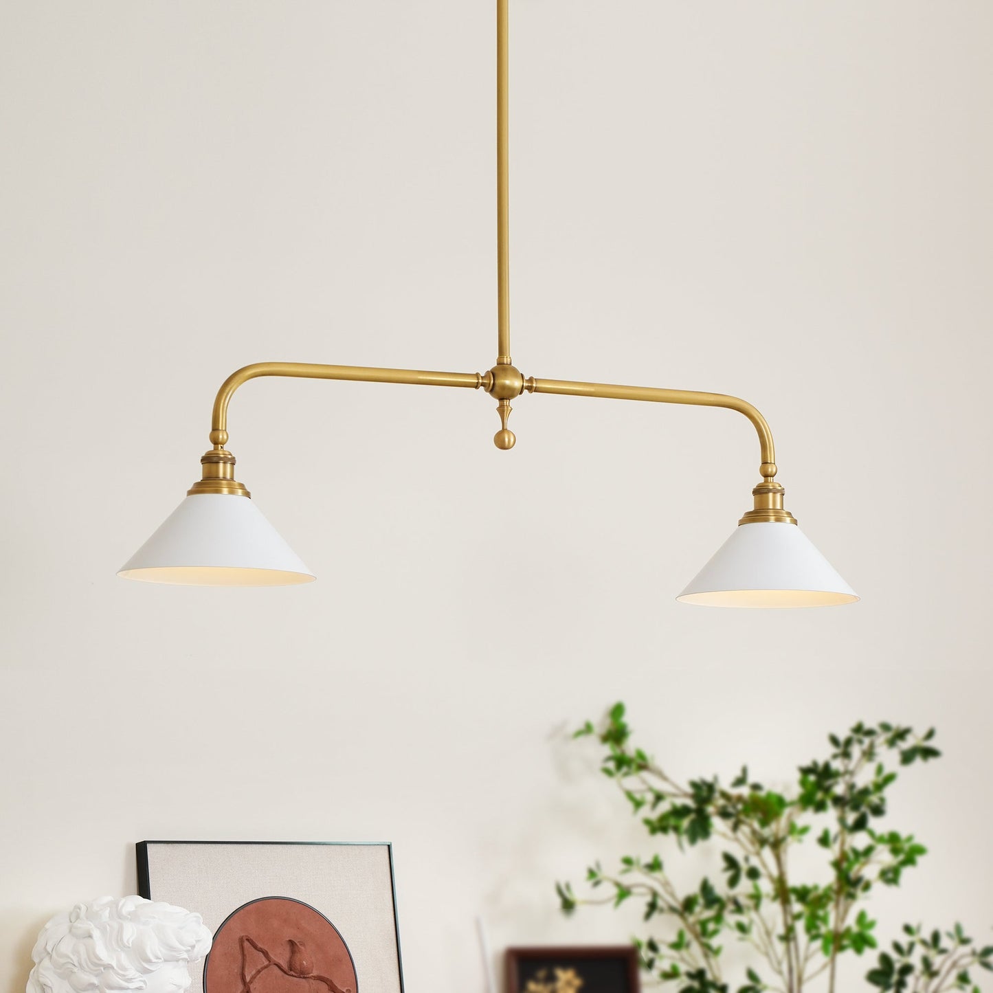 Vintage Double Pendant Light