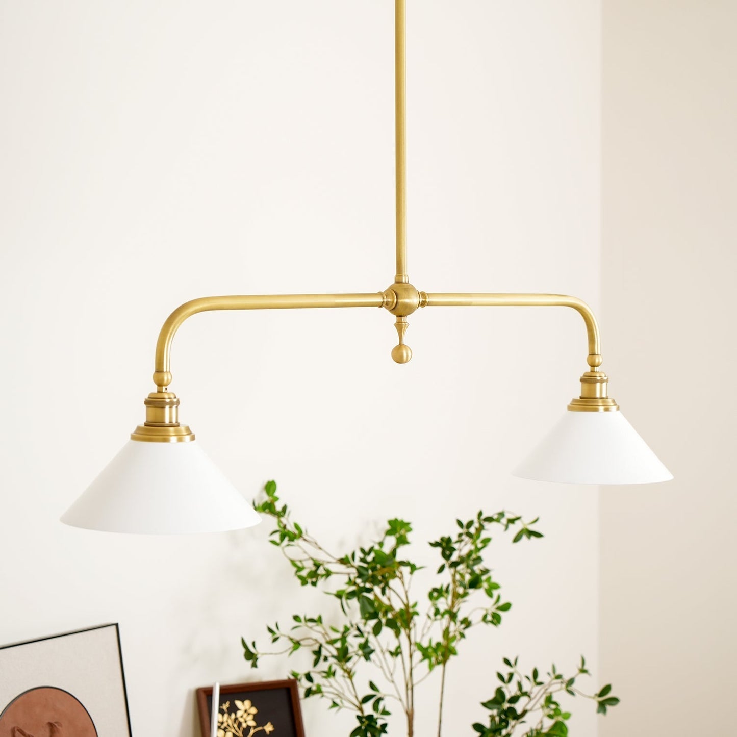 Vintage Double Pendant Light