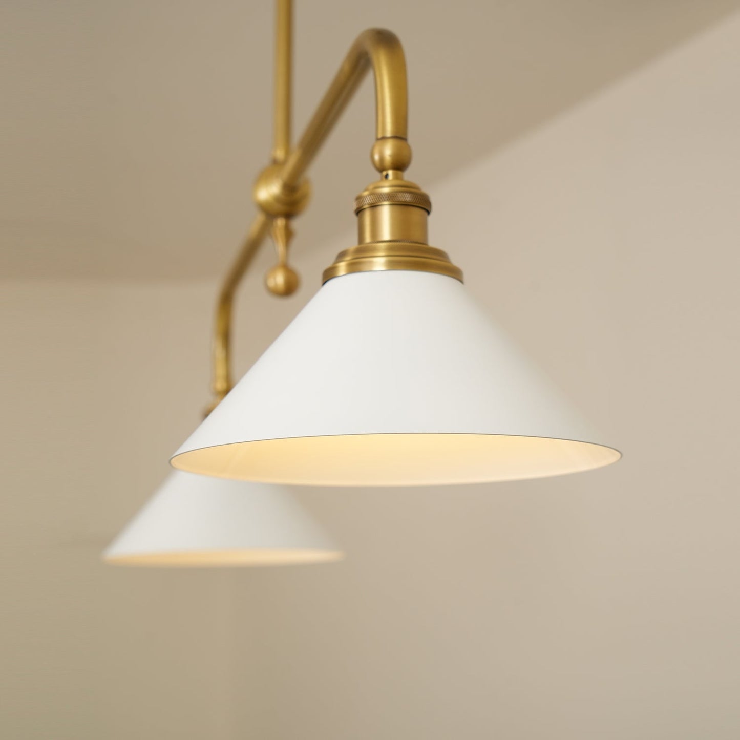 Vintage Double Pendant Light