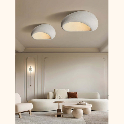 Minimalist Linen Ceiling Light