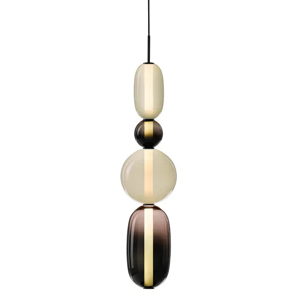 Nordic colourful glass pendant light