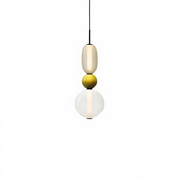 Nordic colourful glass pendant light