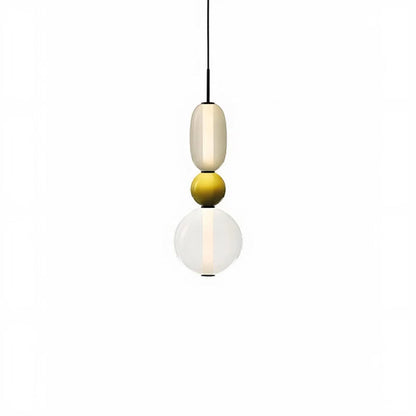 Nordic colourful glass pendant light