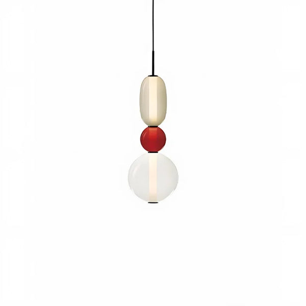 Nordic colourful glass pendant light