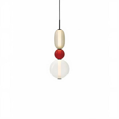 Nordic colourful glass pendant light