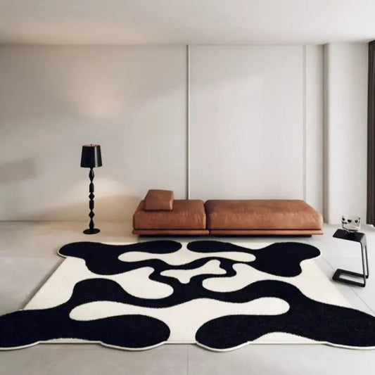 Waves Carpet in Minimalist Style