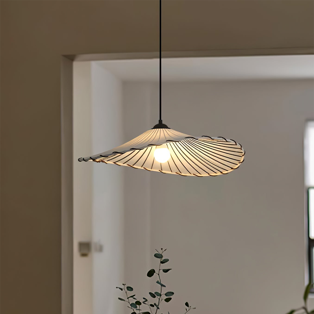 Wabi-Sabi Lotus Pendant Light