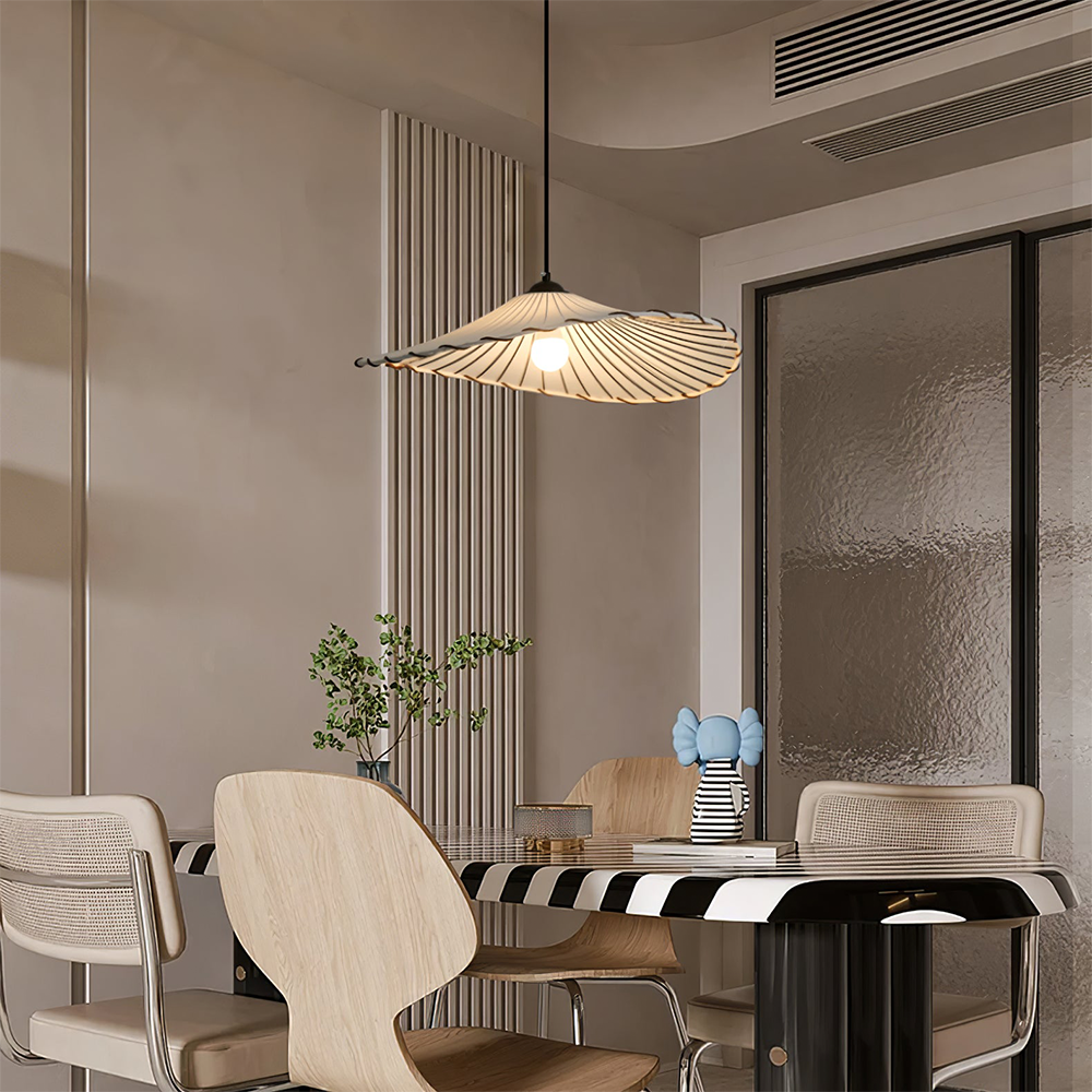 Wabi-Sabi Lotus Pendant Light
