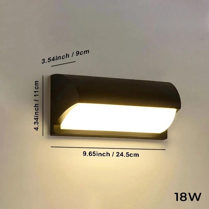 Modern Waterproof LED Outdoor Wall Light