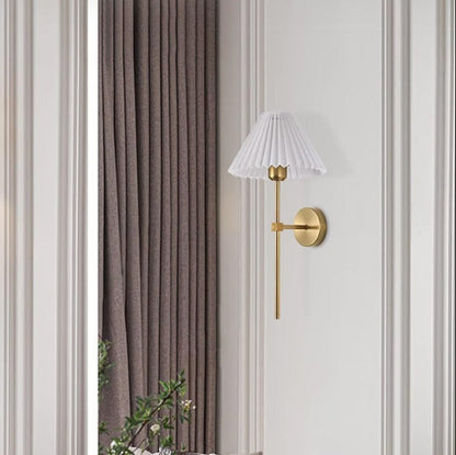 Bronze Linen Wall Sconce