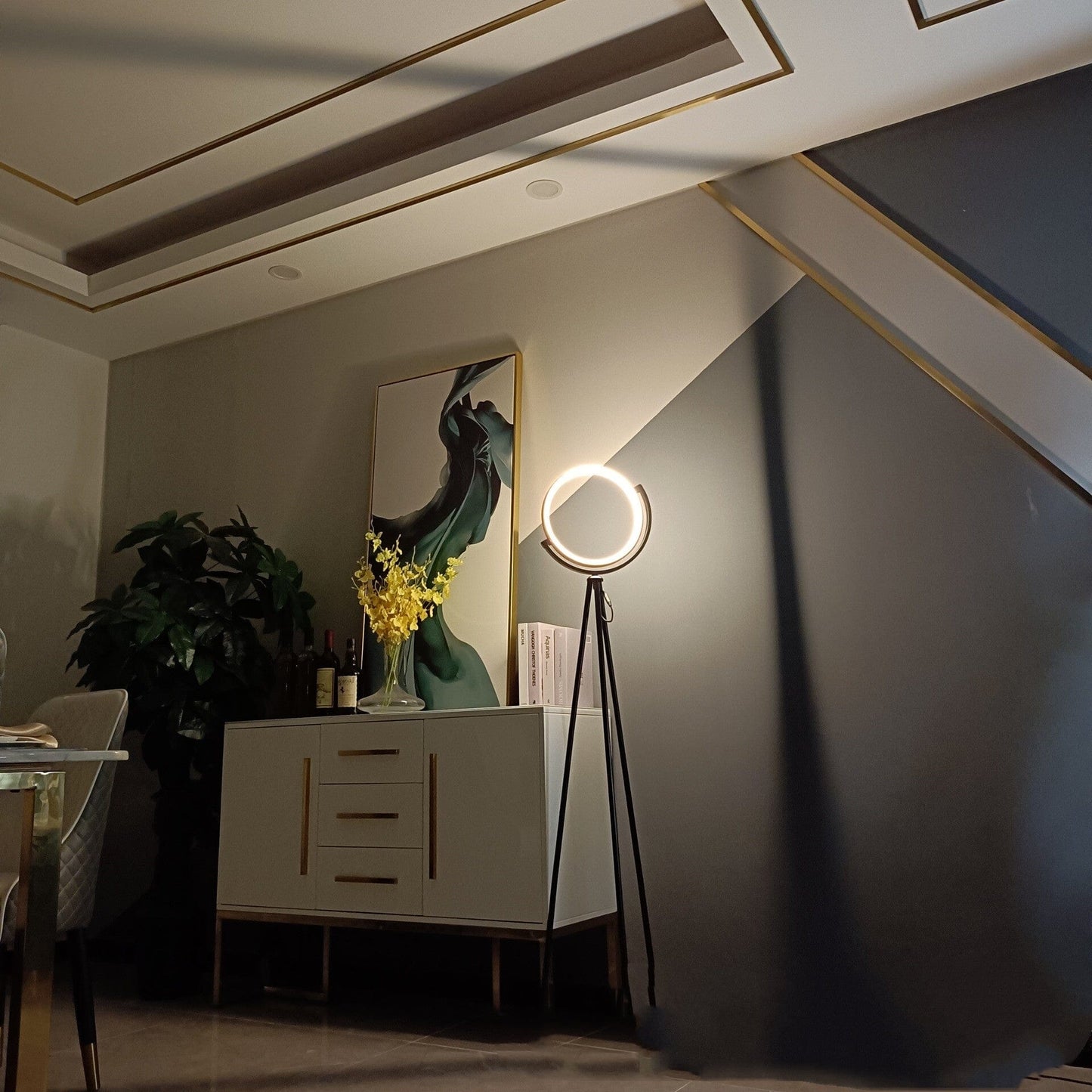 Sleek Study LED Floor Lamp
