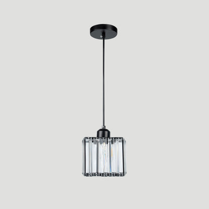 Black Multi-Head Glass Pendant