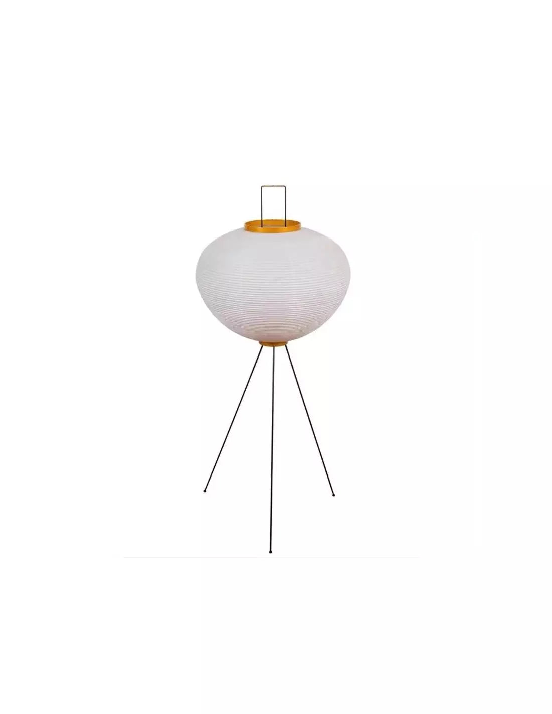 Sculptural Japanese Paper Floor Lamp