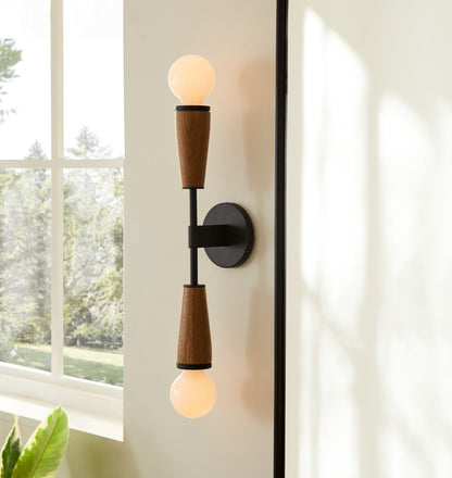 Dual Shade Retro Wall Lamp