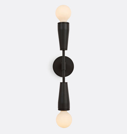 Dual Shade Retro Wall Lamp