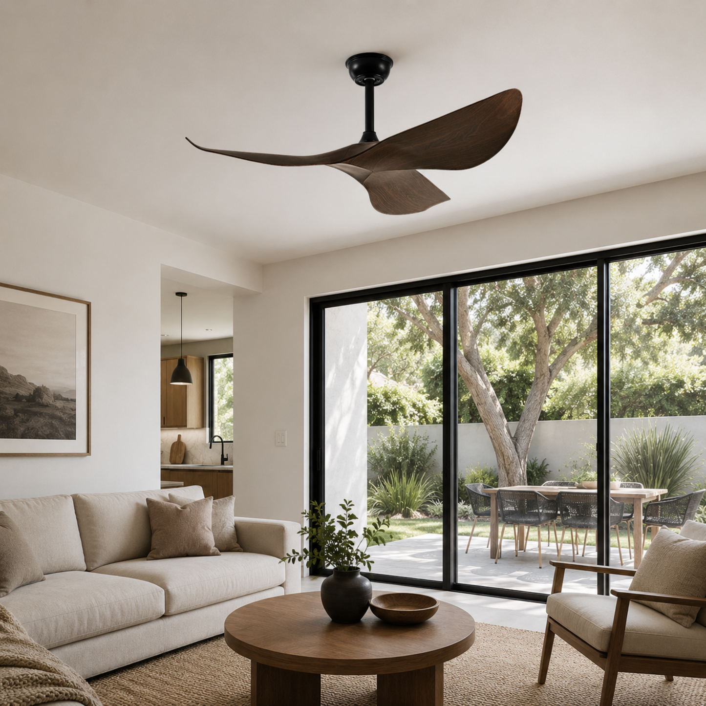 Modern 3-Blade DC Ceiling Fan