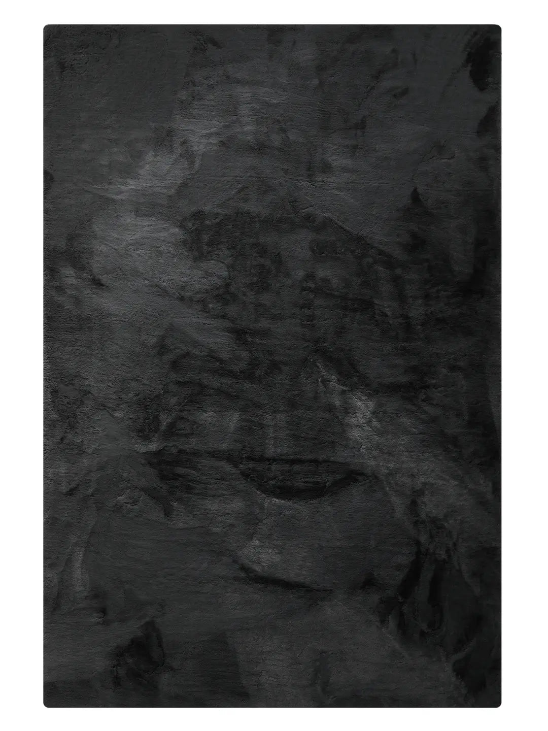 Washable faux fur rug