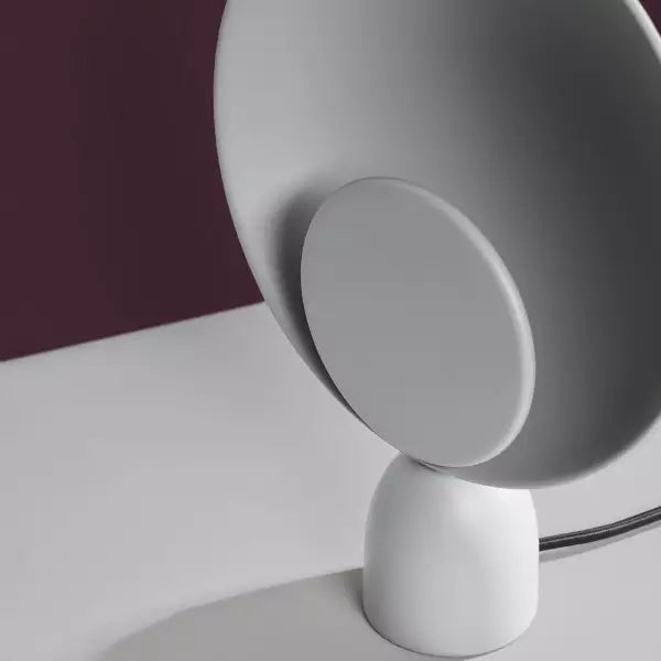 Sculptural bowl table lamp