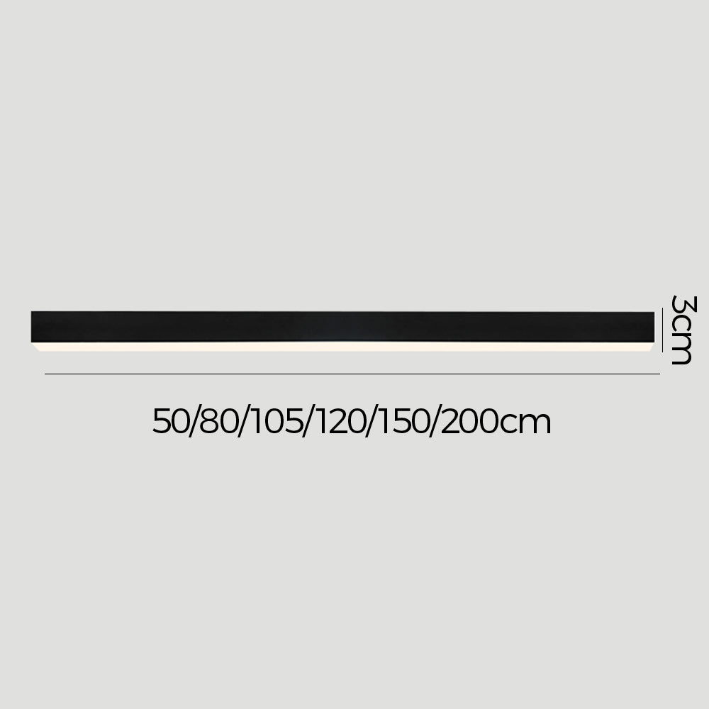 Linear Black LED Light