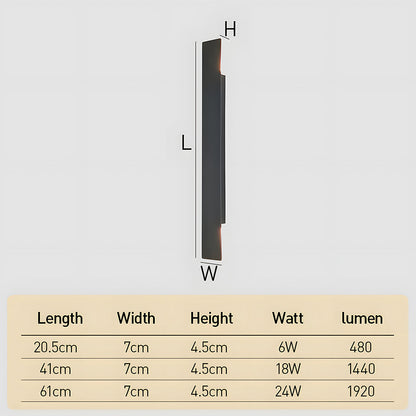 Modern Outdoor LED Wall Light