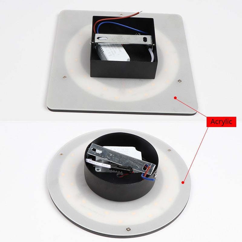 Modern Geometric LED Outdoor Wall Light